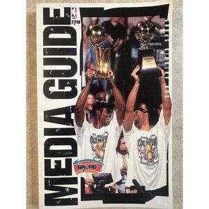 1999-2000 San Antonio Spurs Media Guide NBA